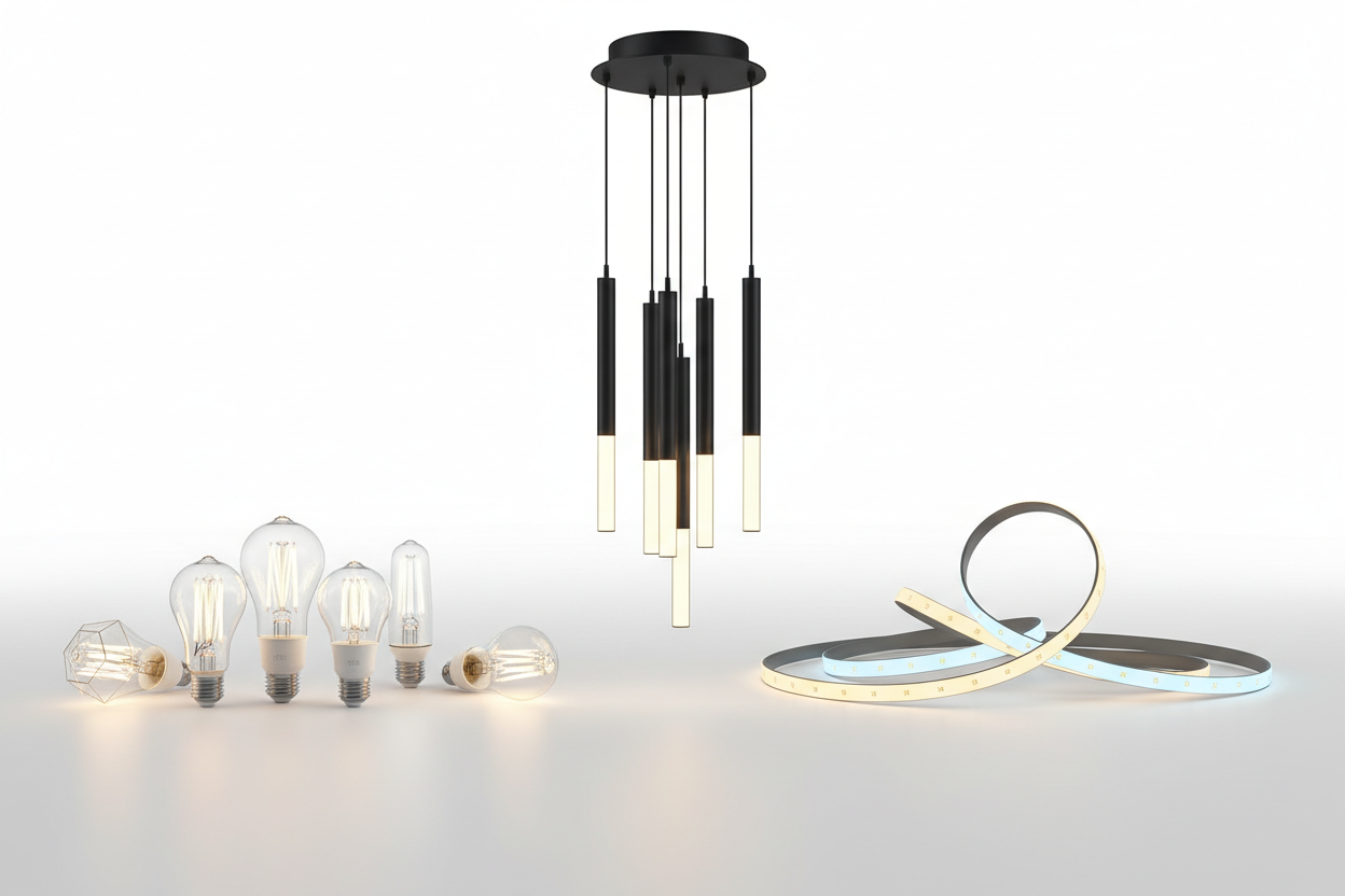 LED lighting collection – rope lights, projectors and LED lamps