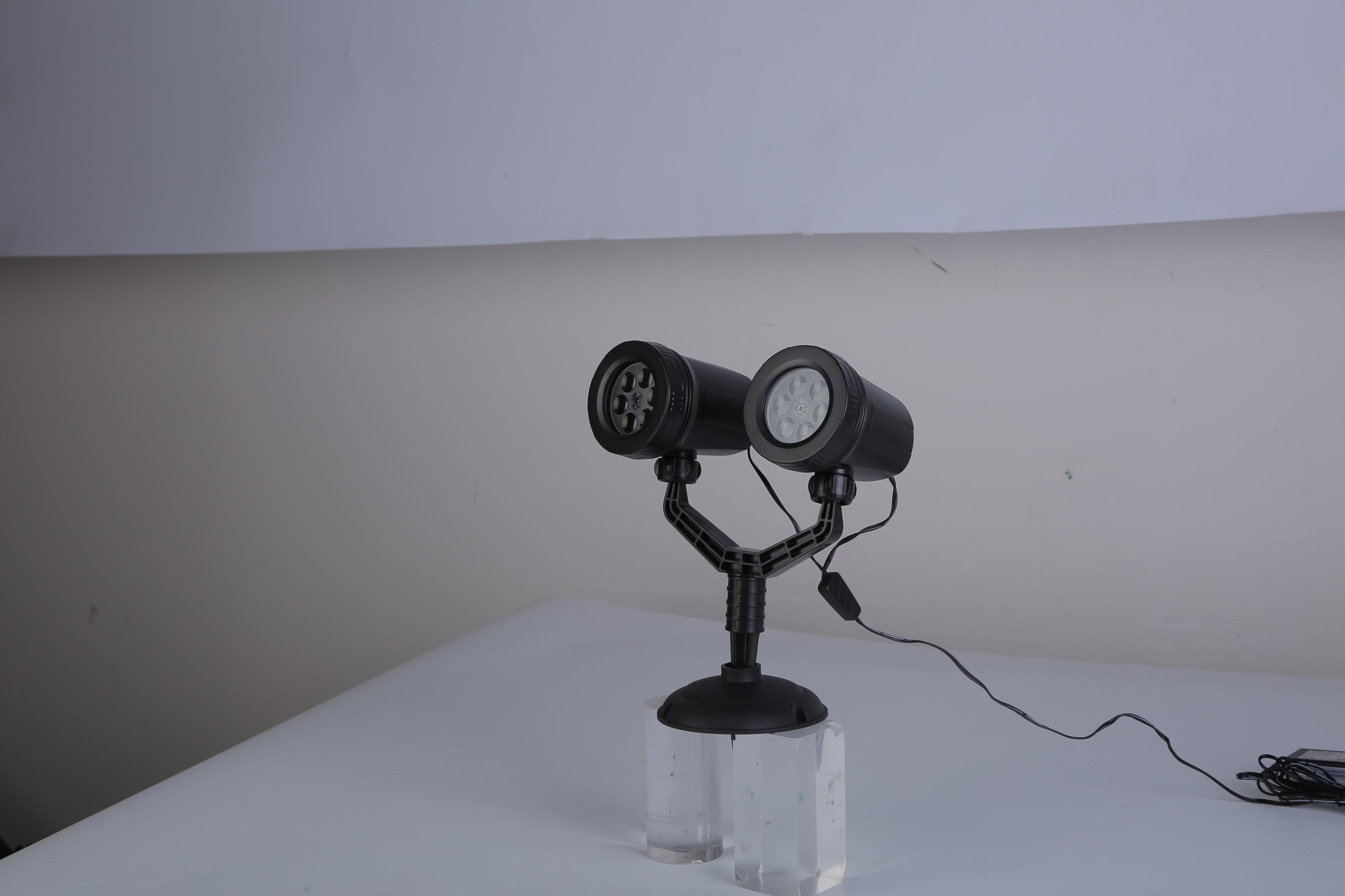 Double Lenses Snowflake Projector for Christmas 