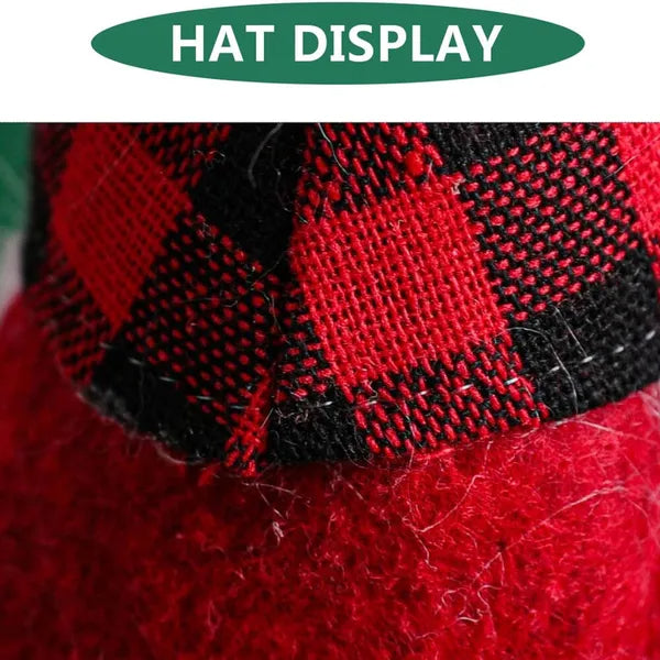 Christmas gnome hanging ornaments – plush Tomte holiday decorations