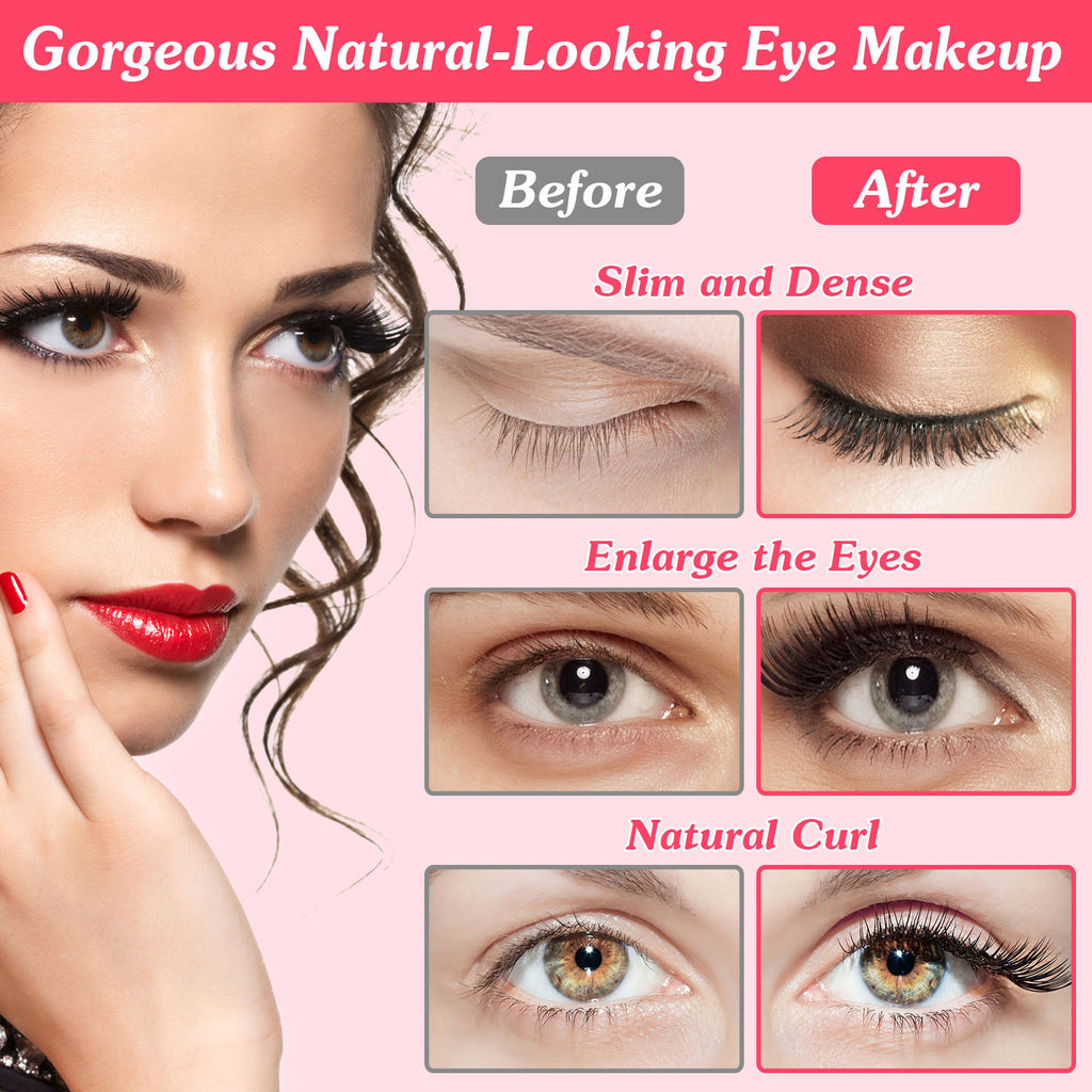 Rechargeable heated eyelash curler – fast heating lash lift tool