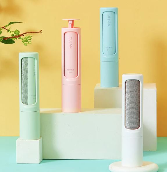 Reusable pet hair remover roller – quick fur and lint cleaning tool