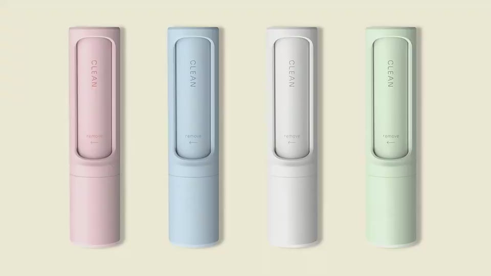 Reusable pet hair remover roller – quick fur and lint cleaning tool